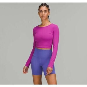 Lululemon Wunder Train High-Rise Short 6" - charged indigo